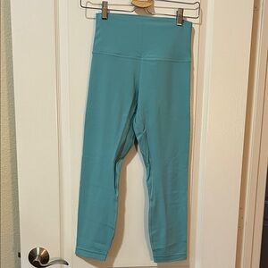 Lululemon Align high-rise Leggings 23” tidal teal Women’s 6